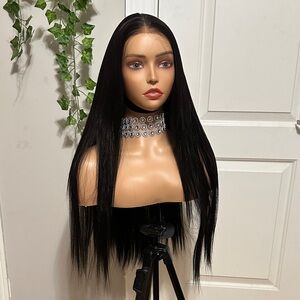 Bone straight wig